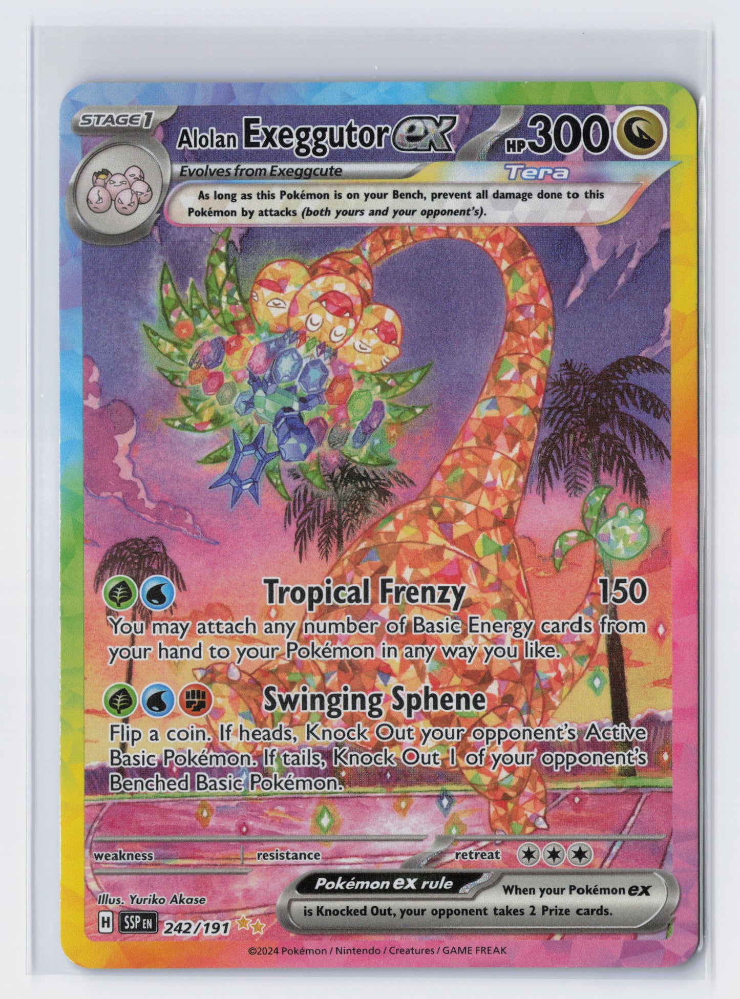 Alolan Exeggutor ex - #242/191 - Pokémon Scarlet & Violet - Surging Sparks