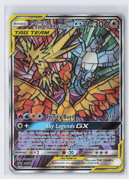 Moltres & Zapdos & Articuno GX - #SM210 - Pokémon Sun & Moon - Promo