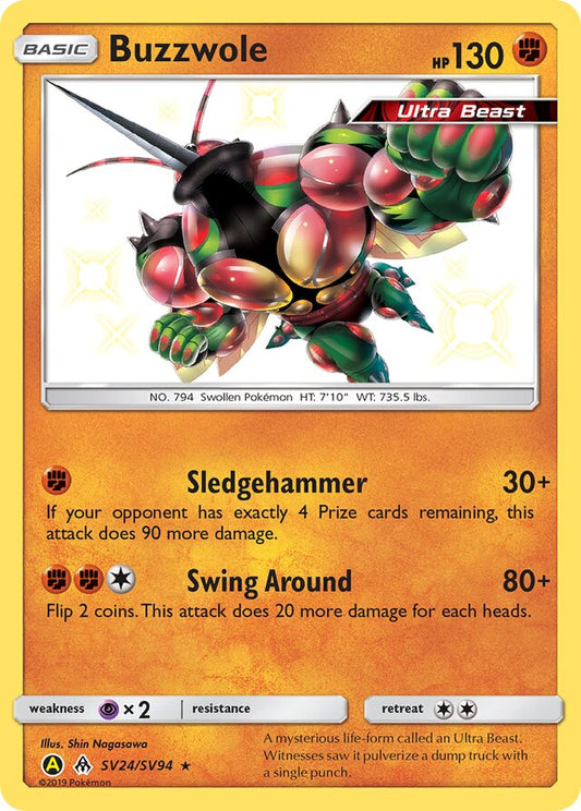Buzzwole - #SV24/SV94 - Pokémon Sun & Moon - Hidden Fates