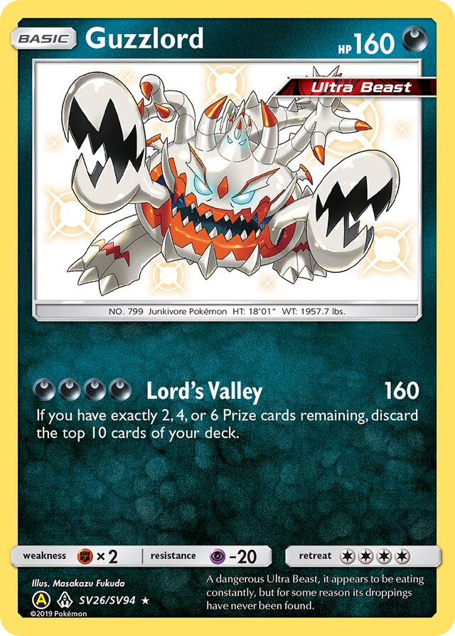 Guzzlord - #SV26/SV94 - Pokémon Sun & Moon - Hidden Fates