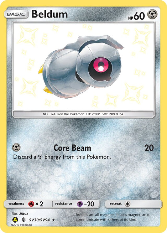 Beldum - #SV30/SV94 - Pokémon Sun & Moon - Hidden Fates