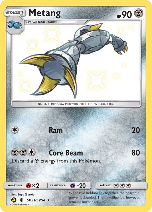Metang - #SV31/SV94 - Pokémon Sun & Moon - Hidden Fates