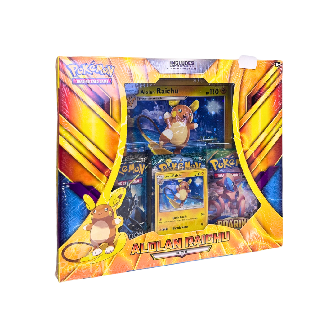 Pokémon TCG: Alolan Raichu Figure Collection Box