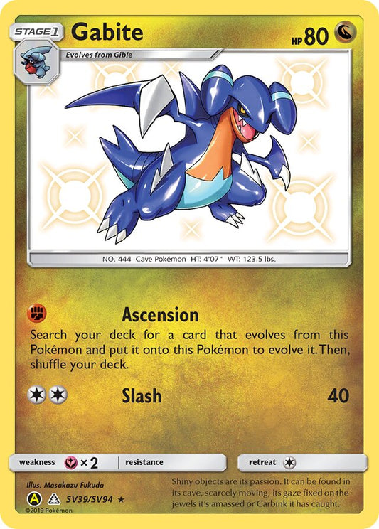 Gabite - #SV39/SV94 - Pokémon Sun & Moon - Hidden Fates