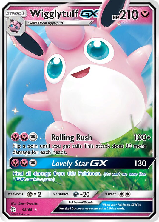 Wigglytuff GX - #42/68 - Pokémon Sun & Moon - Hidden Fates