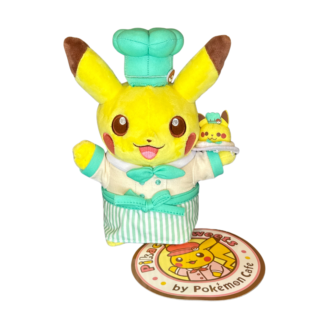 Pokémon TCG Plushie: Pikachu Café Edition - Turquoise