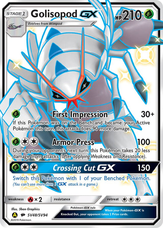 Golisopod GX - #SV48/SV94 - Pokémon Sun & Moon - Hidden Fates
