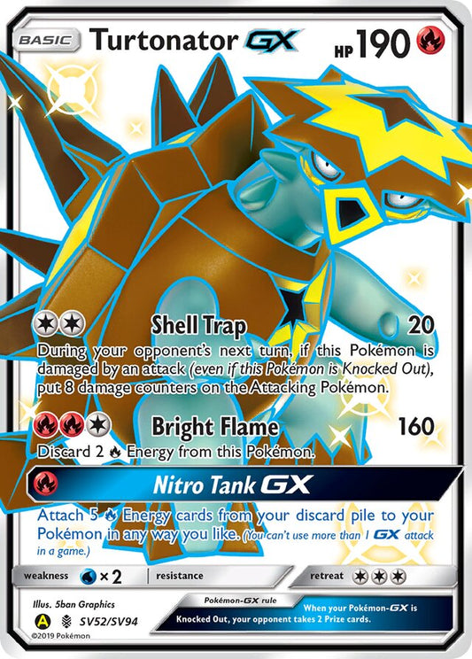 Turtonator GX - #SV52/SV94 - Pokémon Sun & Moon - Hidden Fates