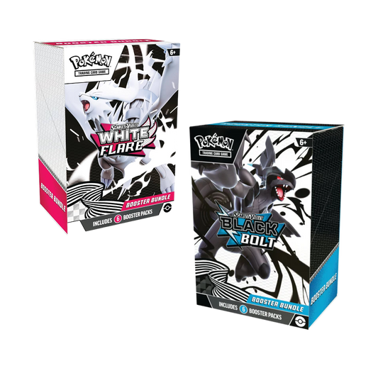 Pokémon Scarlet & Violet: Black Bolt | White Flare Booster Bundle