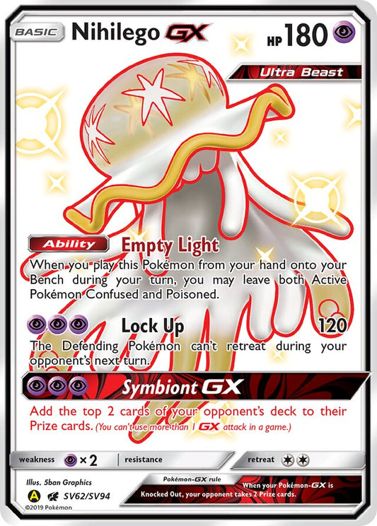 Nihilego GX - #SV62/SV94 - Pokémon Sun & Moon - Hidden Fates