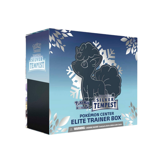 Pokémon Center Silver Tempest Elite Trainer Box Lugia och Alolan Vulpix