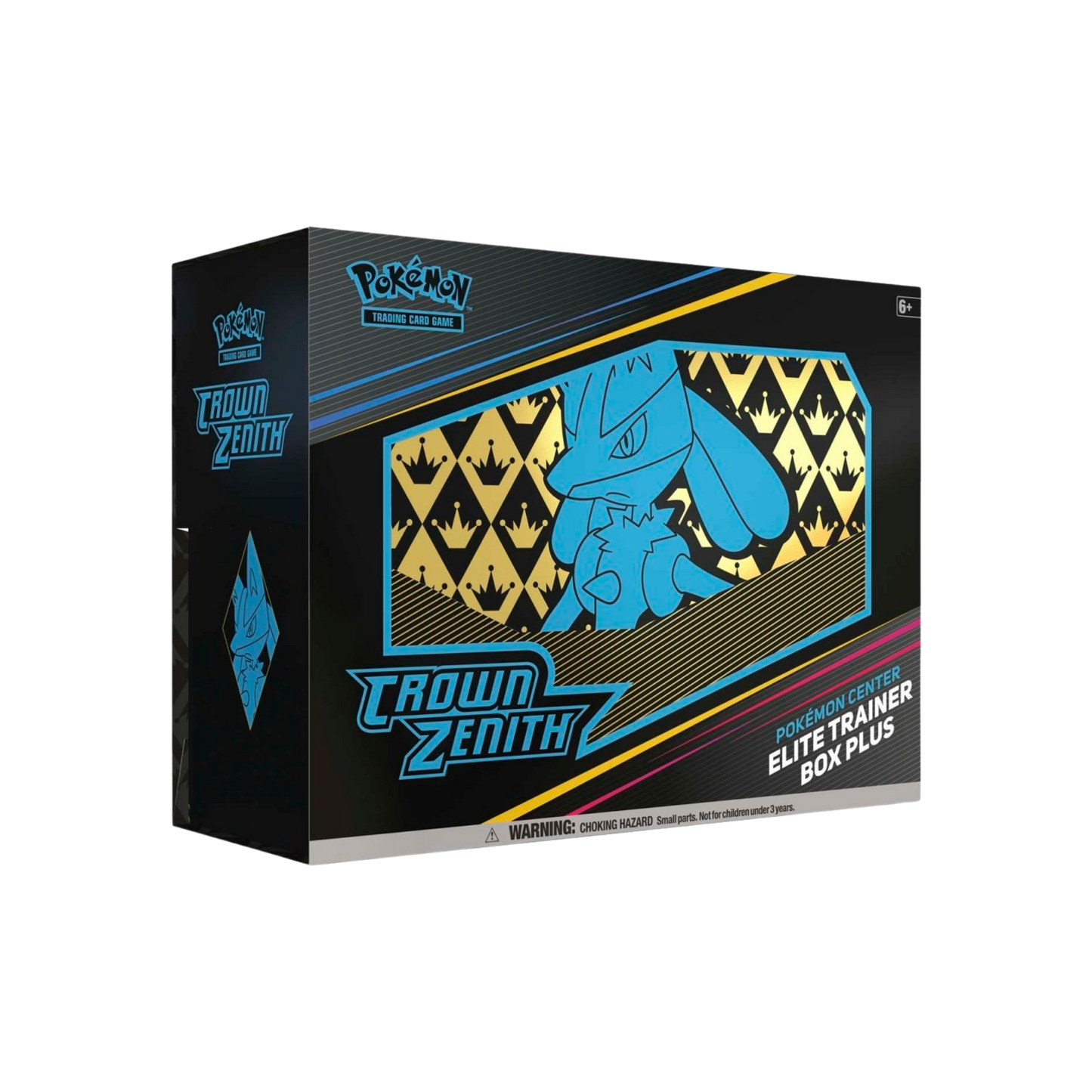 Pokémon Center Crown Zenith Elite Trainer Box Plus Lucario