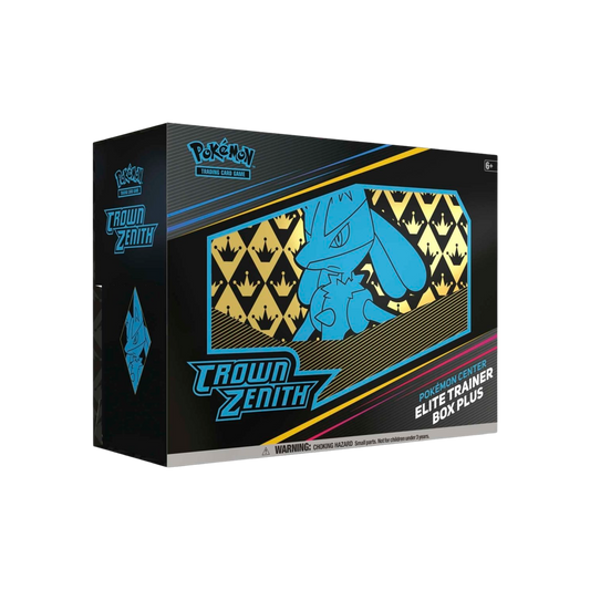 Pokémon Center Crown Zenith Elite Trainer Box Plus Lucario