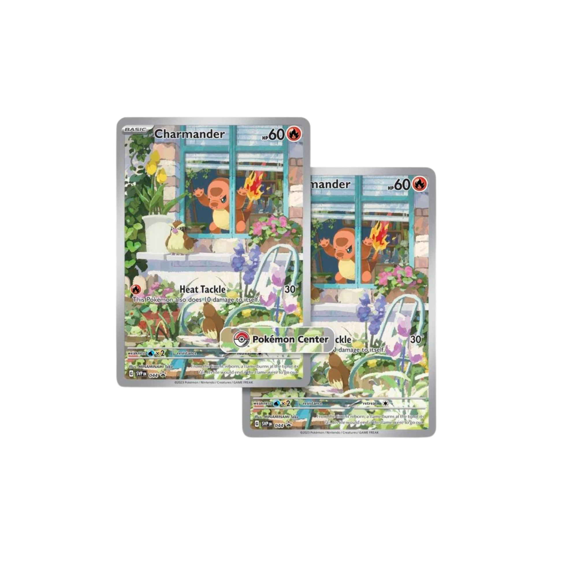 Charmander promo kort Pokémon Center Obsidian Flames