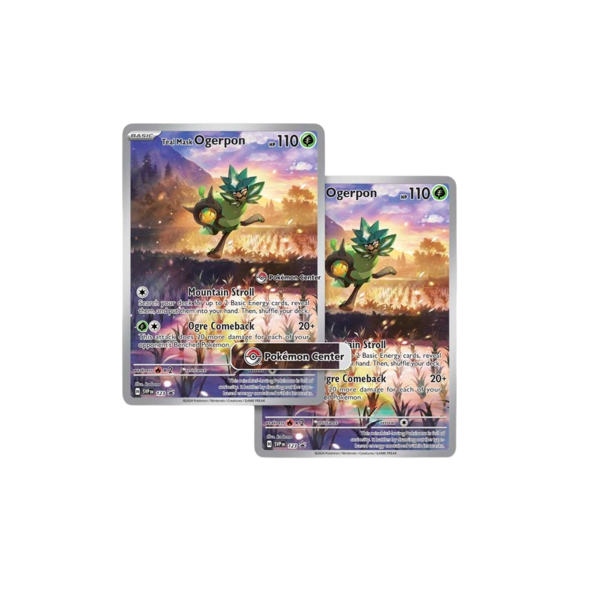 Ogerpon promo kort Pokémon Center Twilight Masquerade
