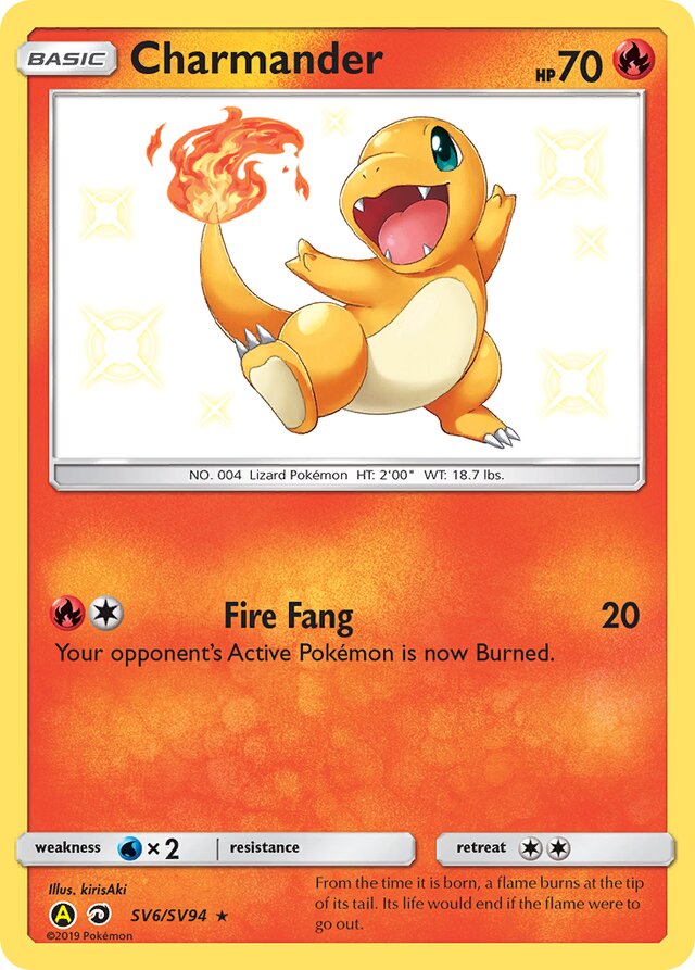 Charmander - #SV6/SV94 - Pokémon Sun & Moon - Hidden Fates