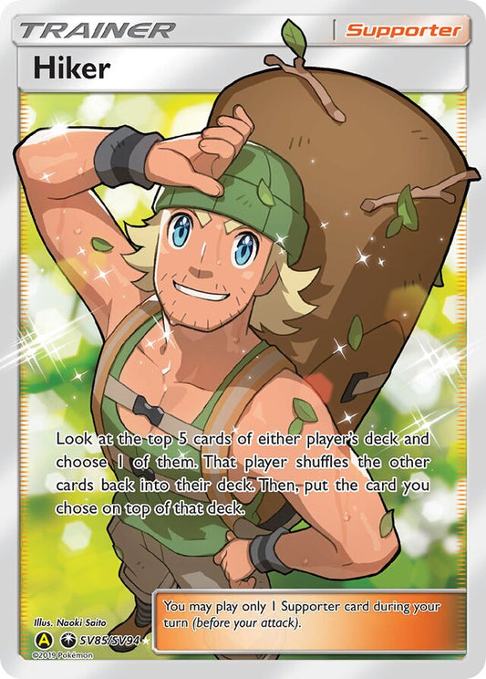 Hiker - #SV85/SV94 - Pokémon Sun & Moon - Hidden Fates