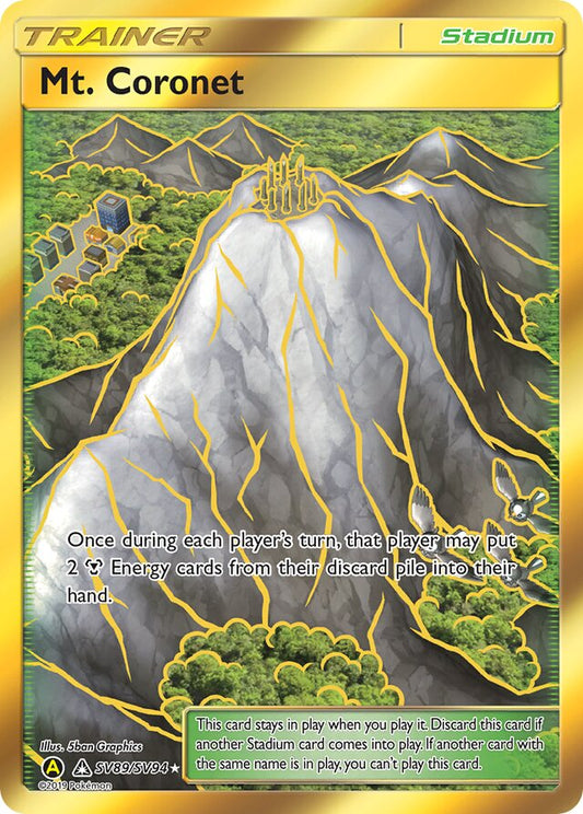Mt. Coronet - #SV89/SV94 - Pokémon Sun & Moon - Hidden Fates