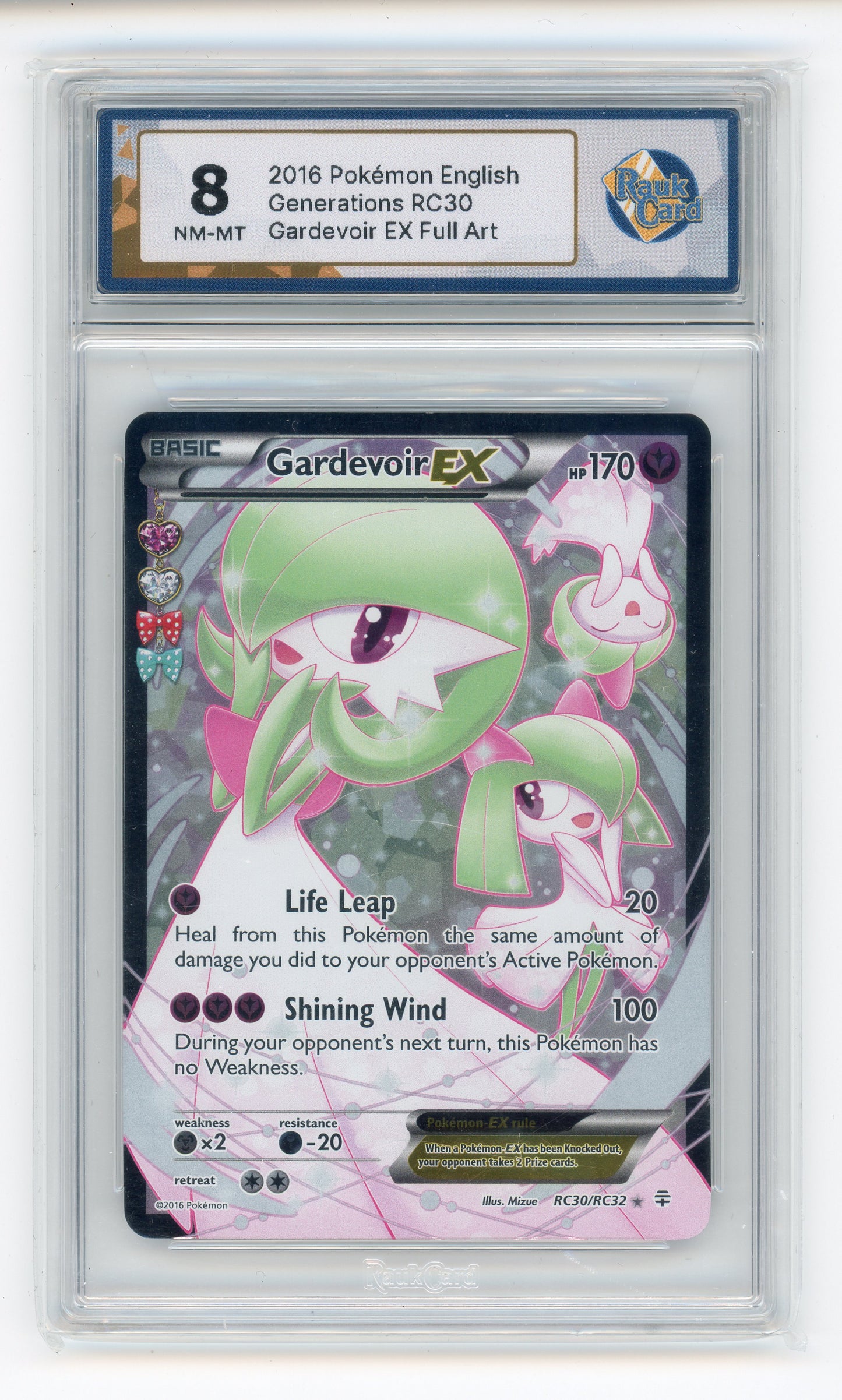 Gardevoir ex - #RC30 RaukCard 8 - Pokémon X & Y: Generations