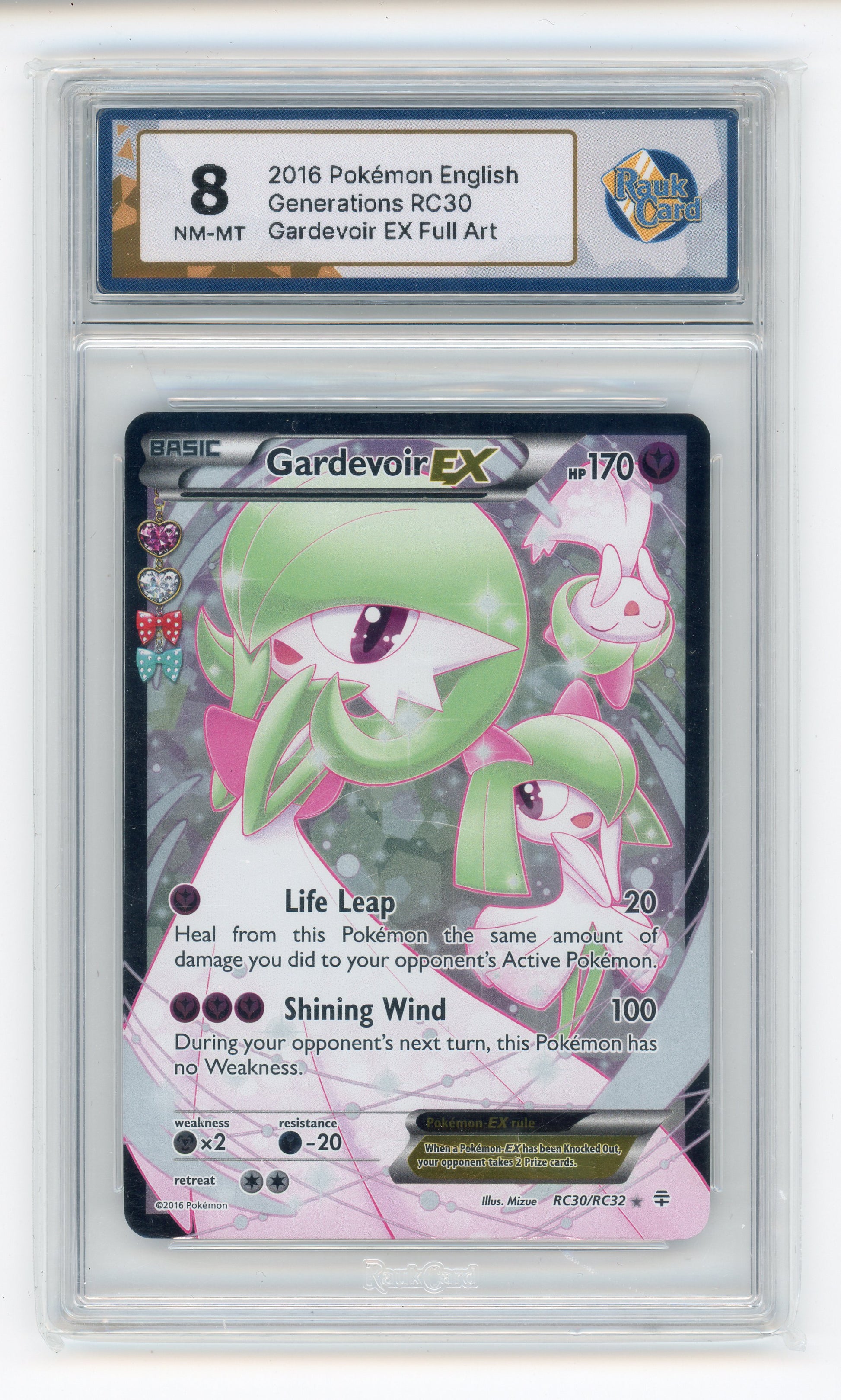 Gardevoir ex - #RC30 RaukCard 8 - Pokémon X & Y: Generations