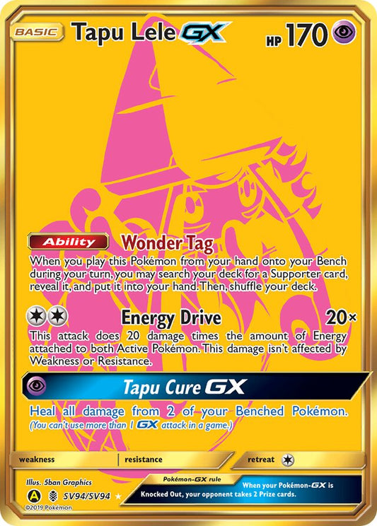 Tapu Lele GX - #SV94/SV94 - Pokémon Sun & Moon - Hidden Fates