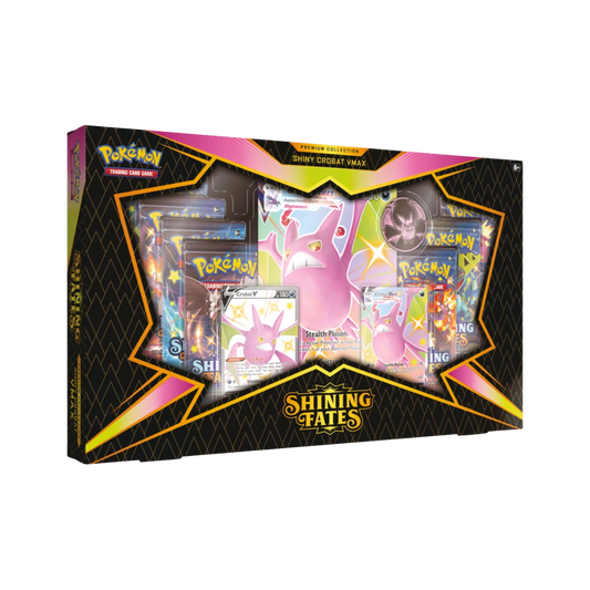 Pokémon TCG Shining Fates: Shiny Crobat VMAX Collection Box - PokeTalk