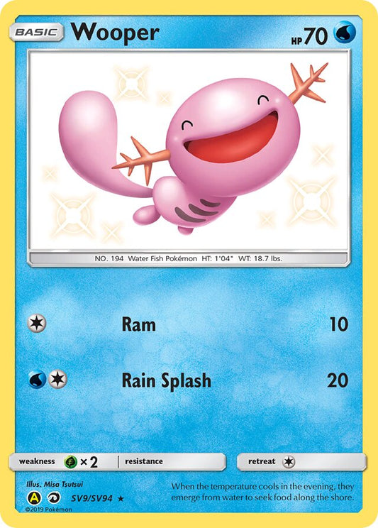 Wooper - #SV9/SV94 - Pokémon Sun & Moon - Hidden Fates