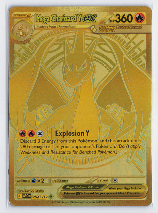 xvMega Charizard Y ex - #294/217 - Pokémon Mega Evolution - Ascended Heroes