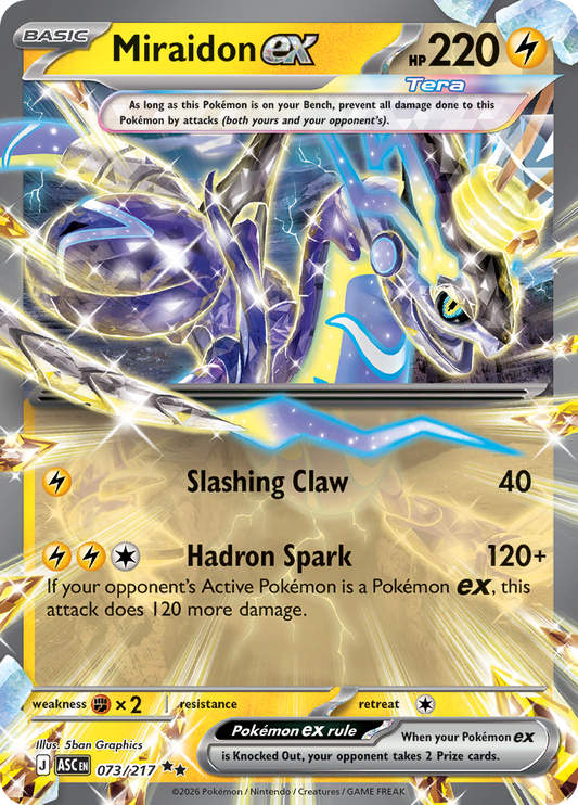 Miraidon ex - #073/217 - Pokémon Mega Evolution - Ascended Heroes
