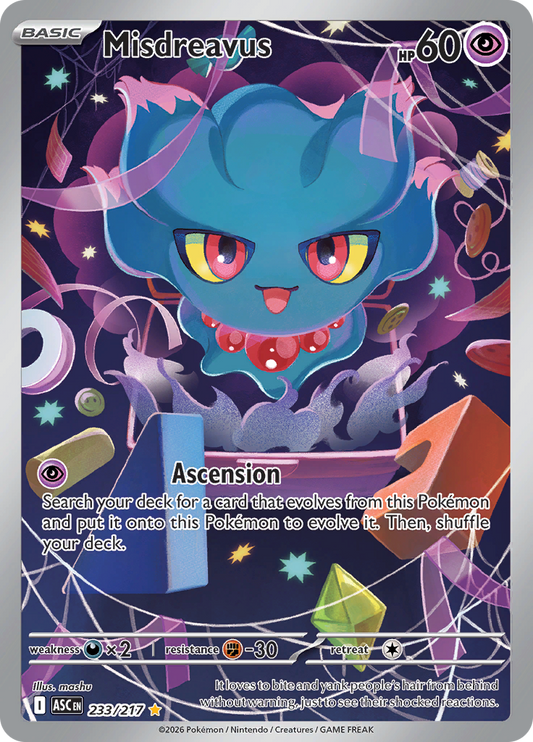 Misdreavus - #233/217 - Pokémon Mega Evolution - Ascended Heroes