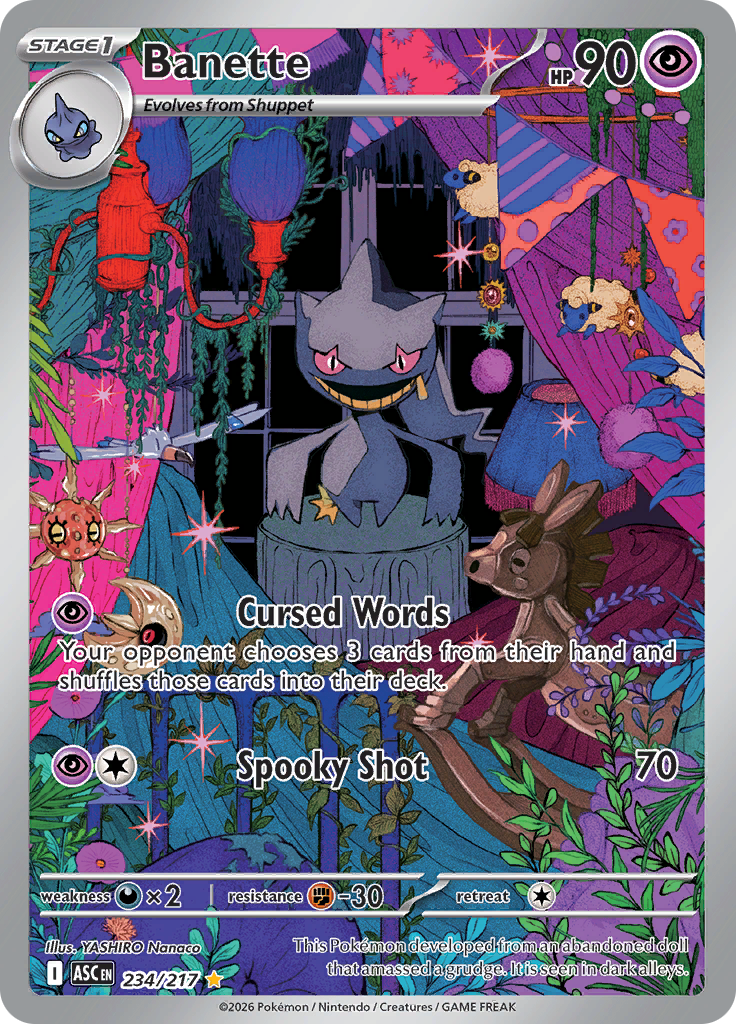 Banette - #234/217 - Pokémon Mega Evolution - Ascended Heroes