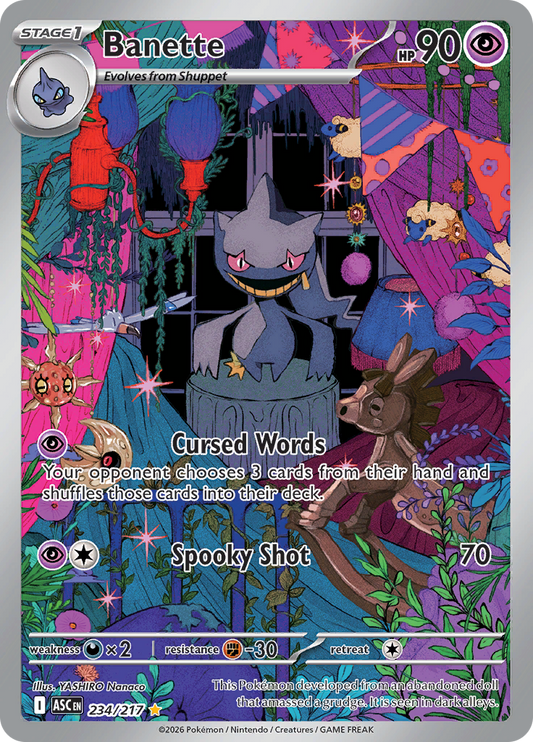 Banette - #234/217 - Pokémon Mega Evolution - Ascended Heroes