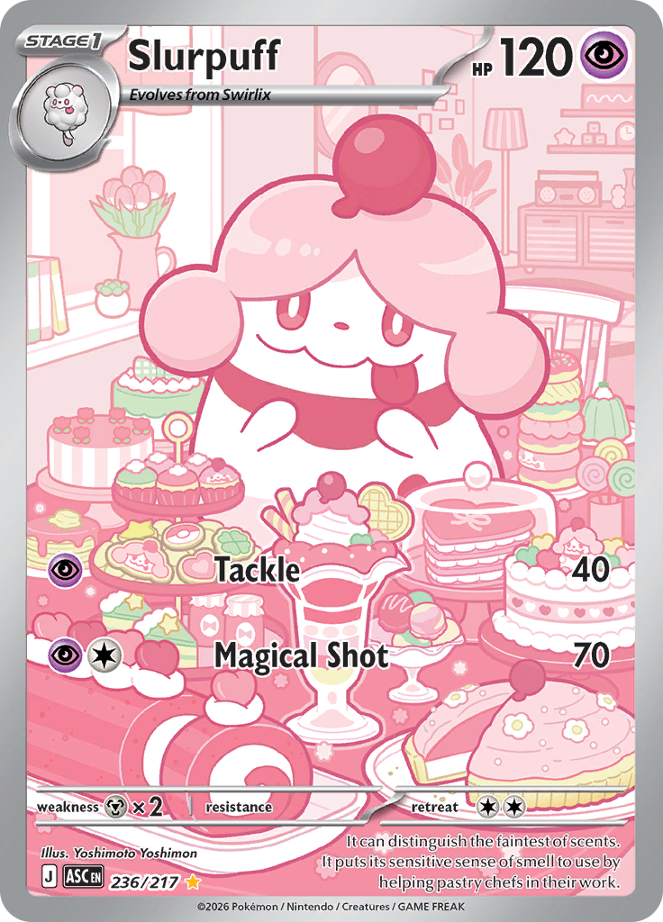 Slurpuff - #236/217 - Pokémon Mega Evolution - Ascended Heroes