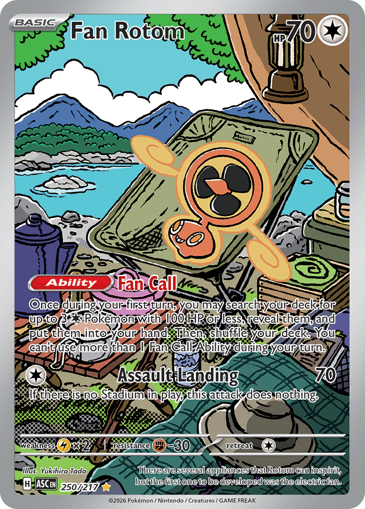 Fan Rotom - #250/217 - Pokémon Mega Evolution - Ascended Heroes