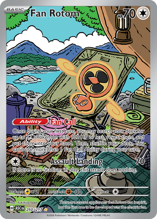 Fan Rotom - #250/217 - Pokémon Mega Evolution - Ascended Heroes