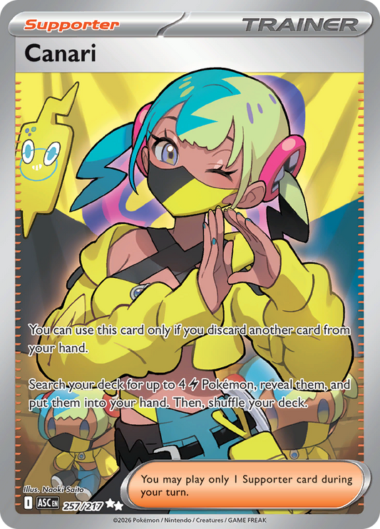 Canari - #257/217 - Pokémon Mega Evolution - Ascended Heroes