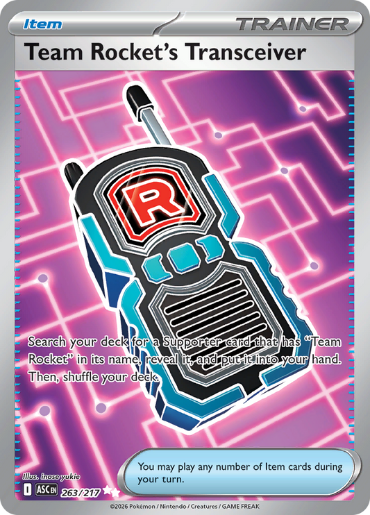 Team Rocket's Transceiver - #263/217 - Pokémon Mega Evolution - Ascended Heroes