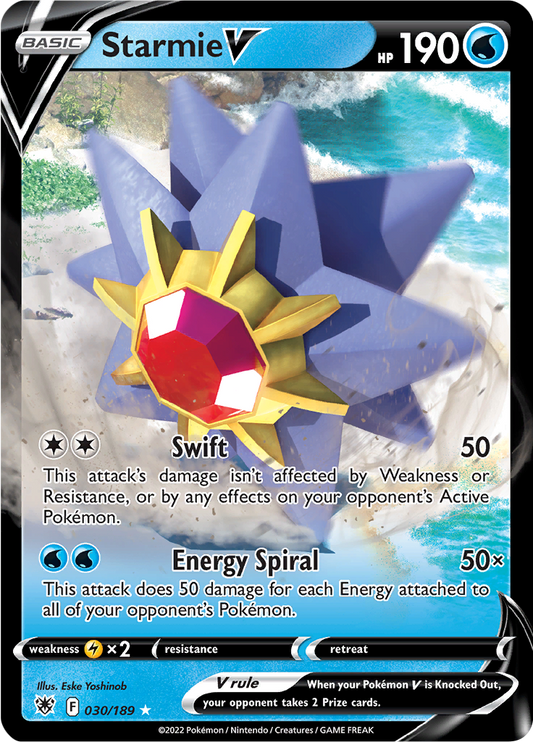 Starmie V - #30/189 - Pokémon Sword & Shield - Astral Radiance
