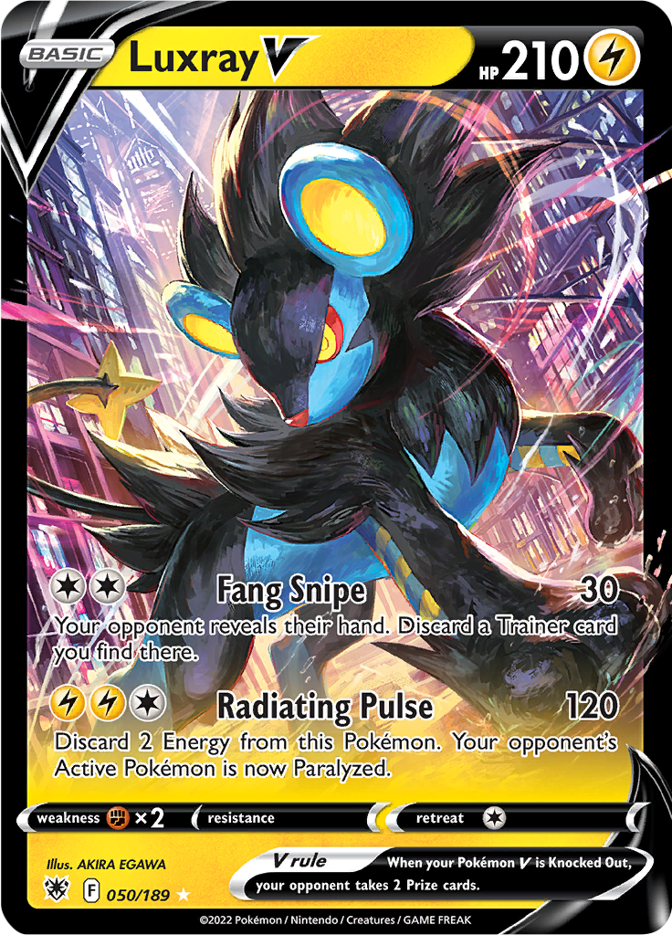 Luxray V - #50/189 - Pokémon Sword & Shield - Astral Radiance