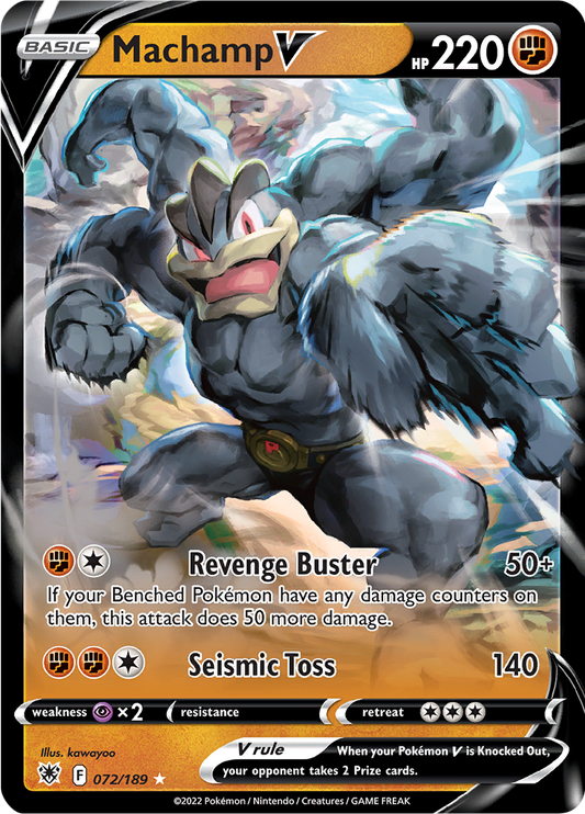 Machamp V - #72/189 - Pokémon Sword & Shield - Astral Radiance