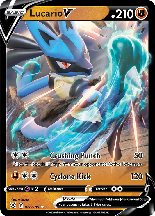 Lucario V - #78/189 - Pokémon Sword & Shield - Astral Radiance