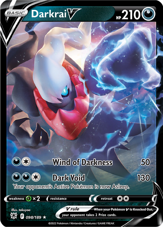 Darkrai V - #98/189 - Pokémon Sword & Shield - Astral Radiance