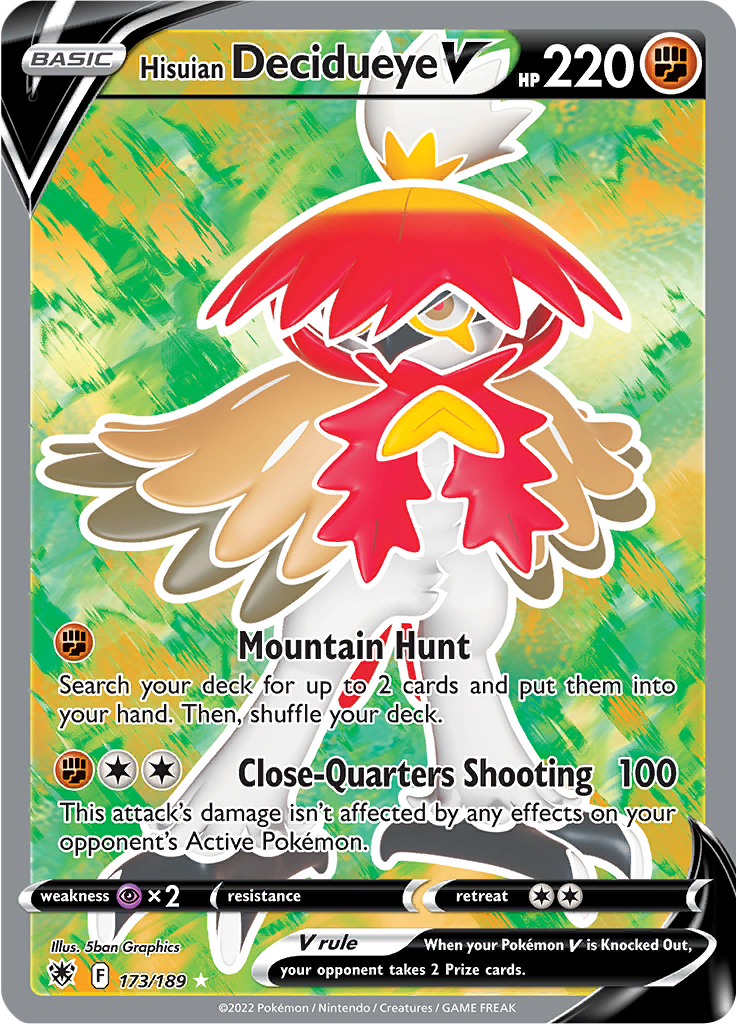 Hisuian Decidueye - #173/189 - Pokémon Sword & Shield - Astral Radiance