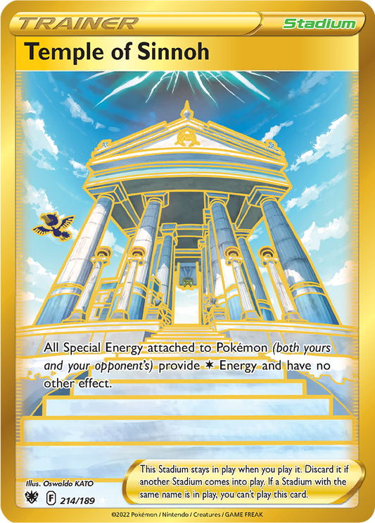Temple of Sinnoh - #214/189 - Pokémon Sword & Shield - Astral Radiance