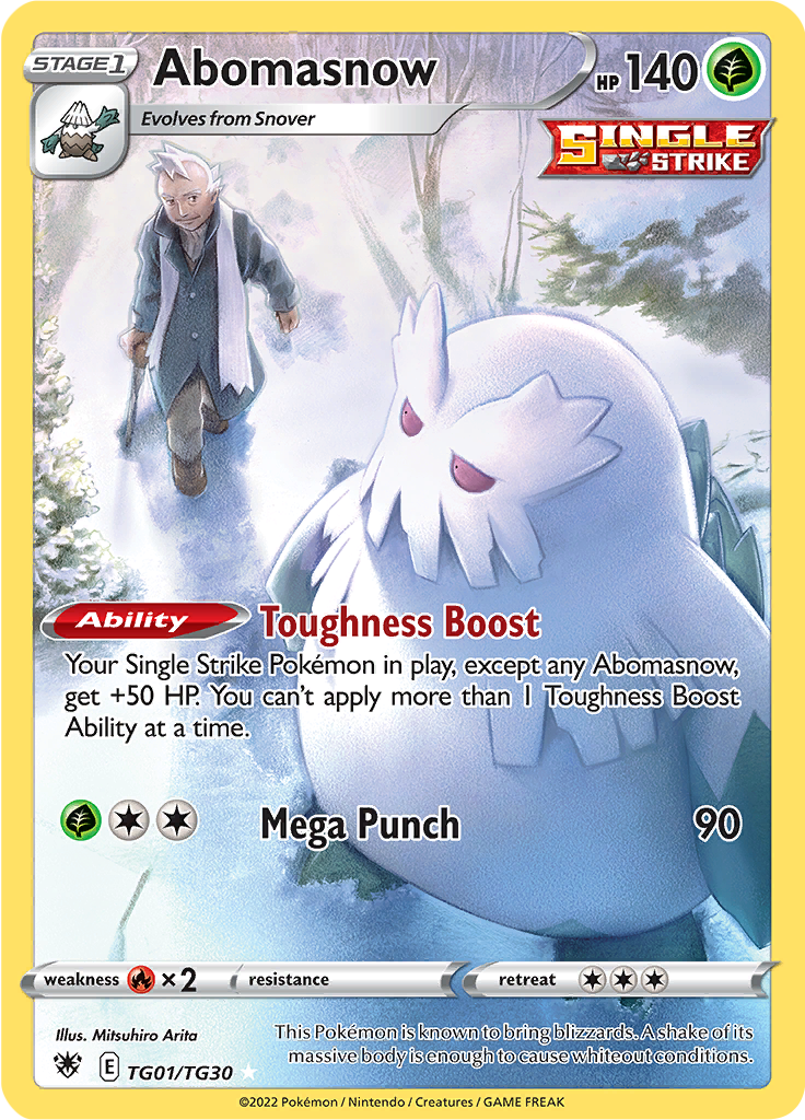 Abomasnow - #TG1/TG30 - Pokémon Sword & Shield - Astral Radiance