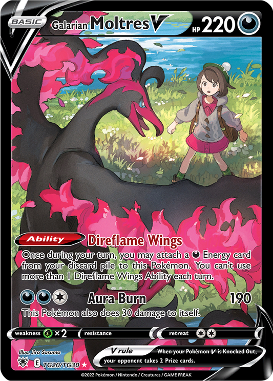 Galarian Moltres V - #TG20/TG30 - Pokémon Sword & Shield - Astral Radiance