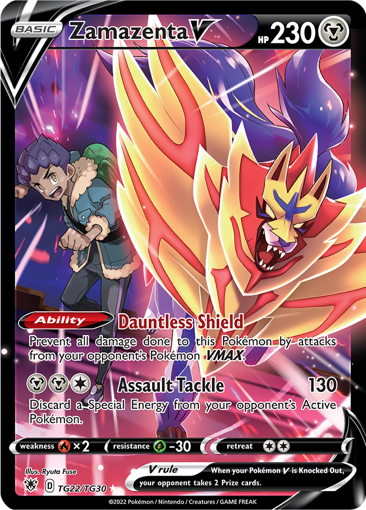 Zamazenta V - #TG22/TG30 - Pokémon Sword & Shield - Astral Radiance