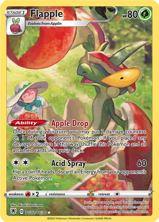 Flapple - #TG2/TG30 - Pokémon Sword & Shield - Astral Radiance
