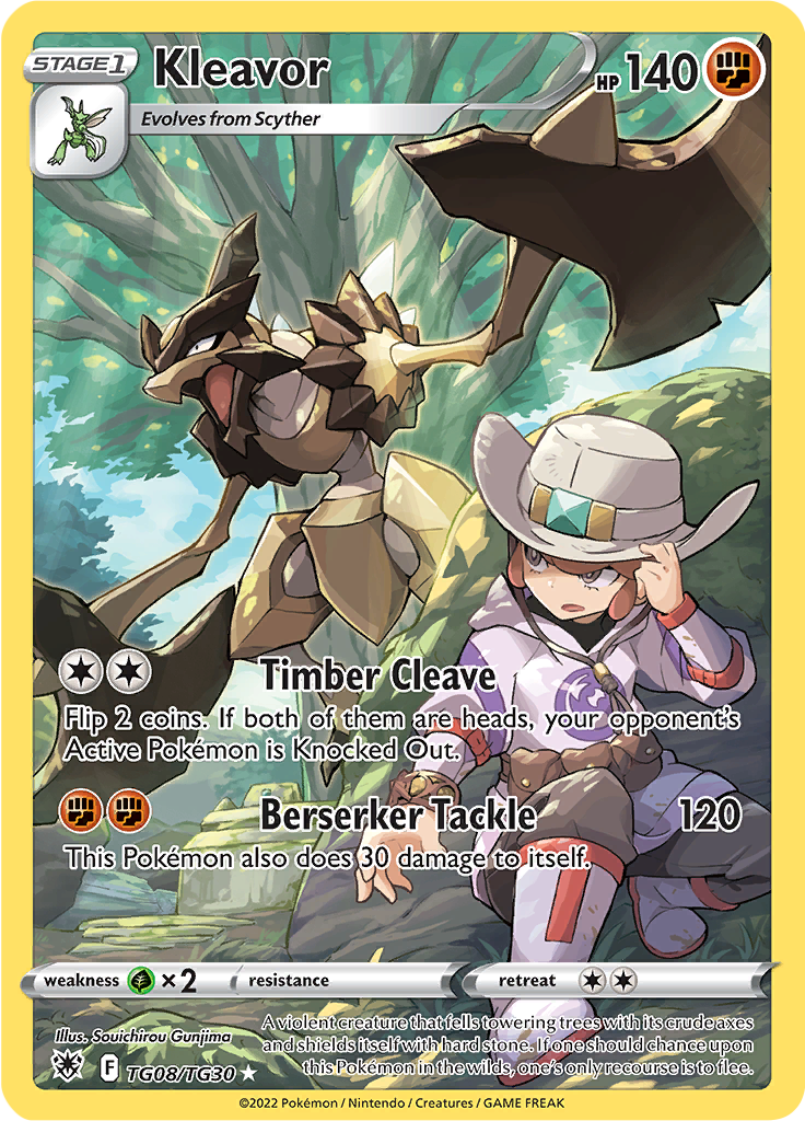 Kleavor - #TG8/TG30 - Pokémon Sword & Shield - Astral Radiance