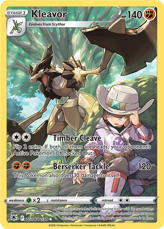 Kleavor - #TG8/TG30 - Pokémon Sword & Shield - Astral Radiance